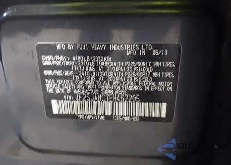 2014 Subaru Forester 2.5I Limited z USA, uszkodzony, nr VIN JF2SJAHC7EH462205